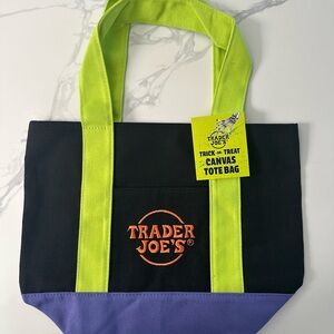 Trader Joes Mini Canvas Tote Bag New with Tags Limited Edition